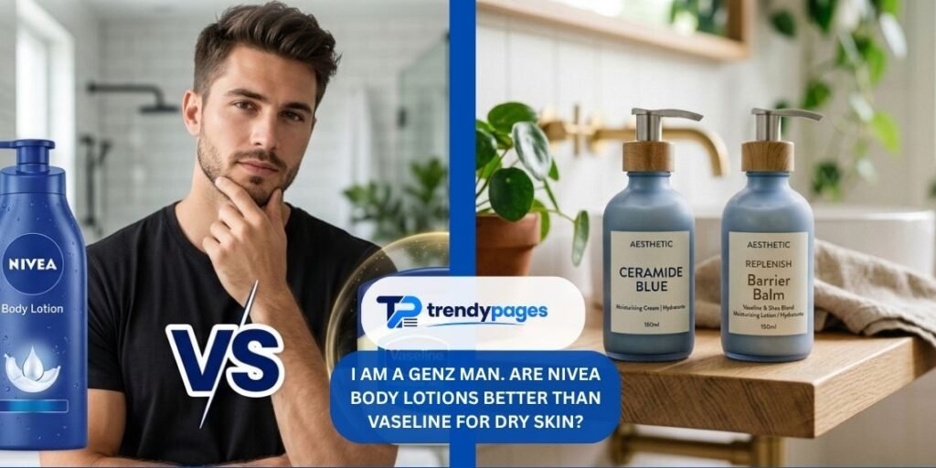 i am a genz man. are nivea body lotions better than vaseline for dry skin?