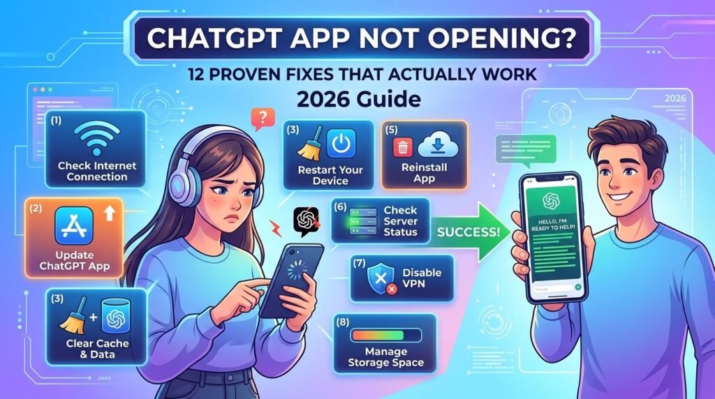 chatgpt app not opening