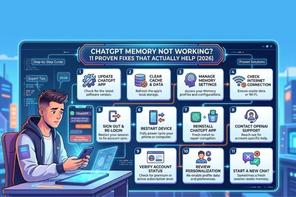 chatgpt memory not working