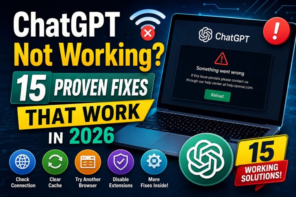 ChatGPT Not Working Fix