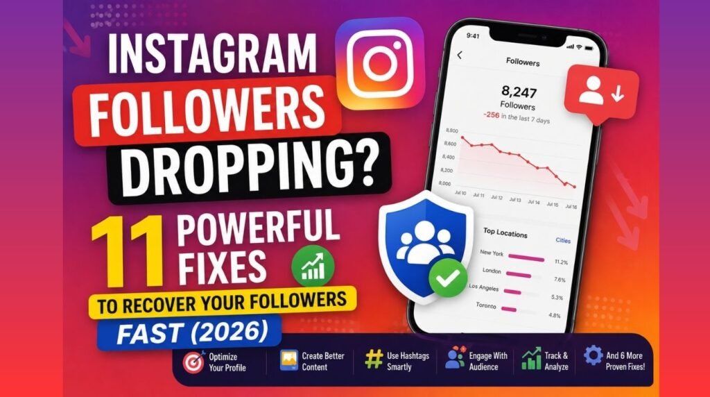 instagram followers dropping