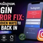instagram login error fix
