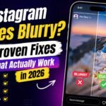 instagram stories blurry