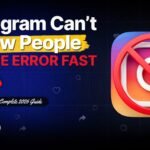 instagram can't follow people