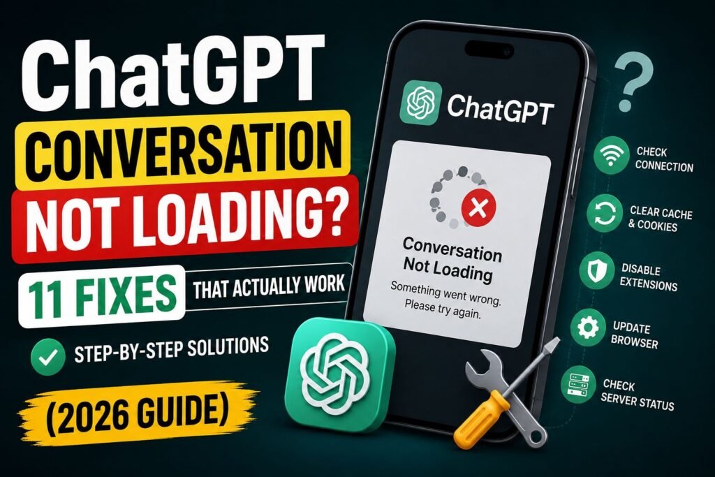 chatgpt conversation not loading