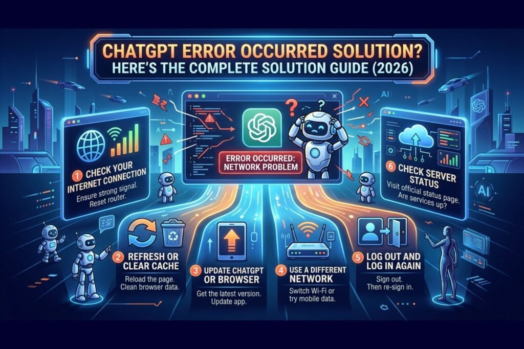 chatgpt error occurred solution