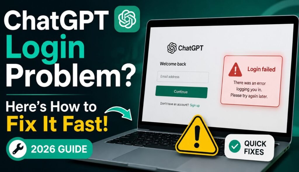 chatgpt login problem