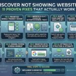 discover not showing website