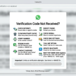 whatsapp verification code not received